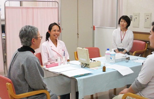 職員向けのアロマワークショップ開催