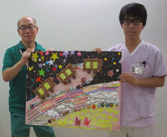 デイケア通信2019年9月「コルク創作」